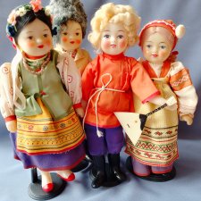 "Дружба народов" .Куклы МСФ в моей коллекции.