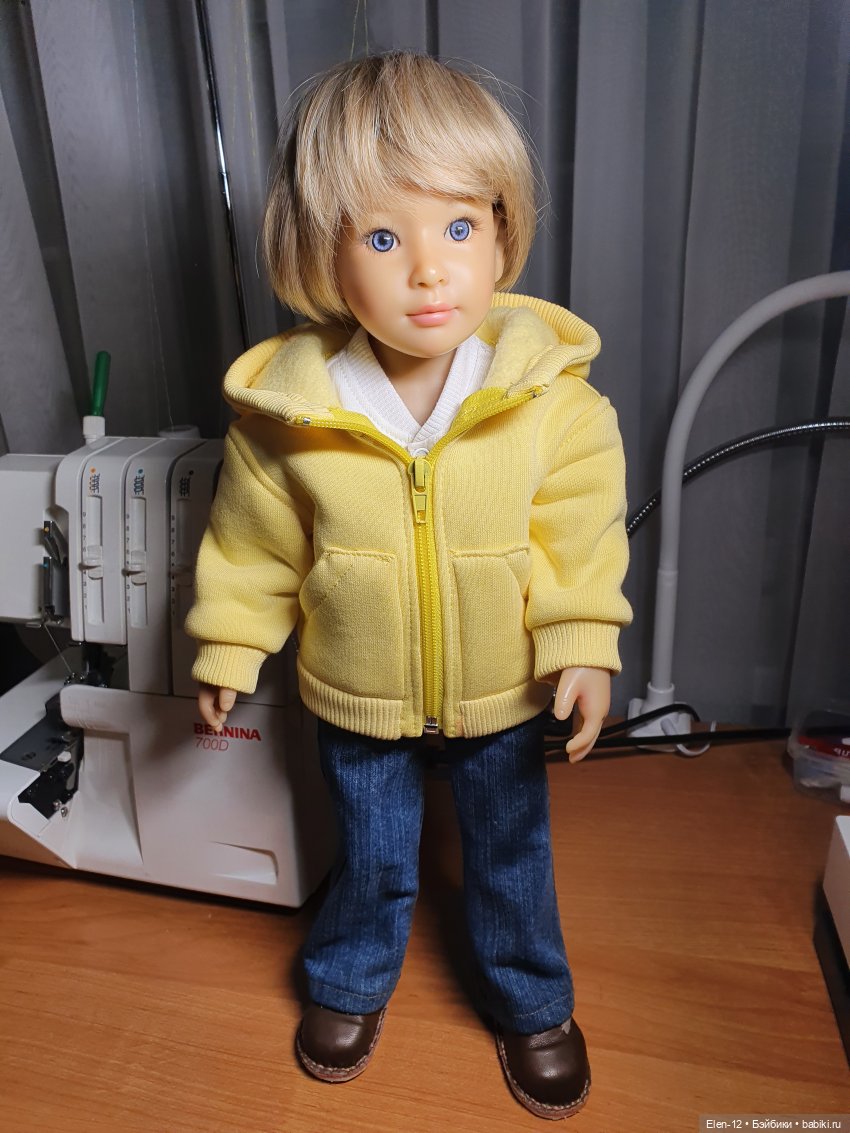 малыш доволен.