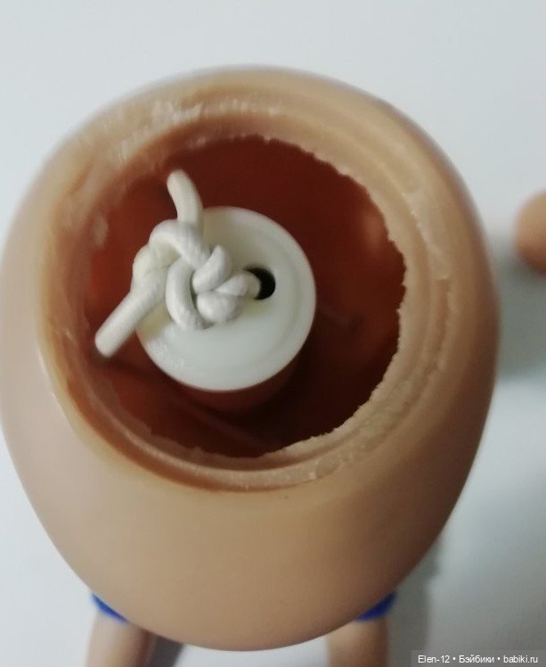 так выглядела голова.