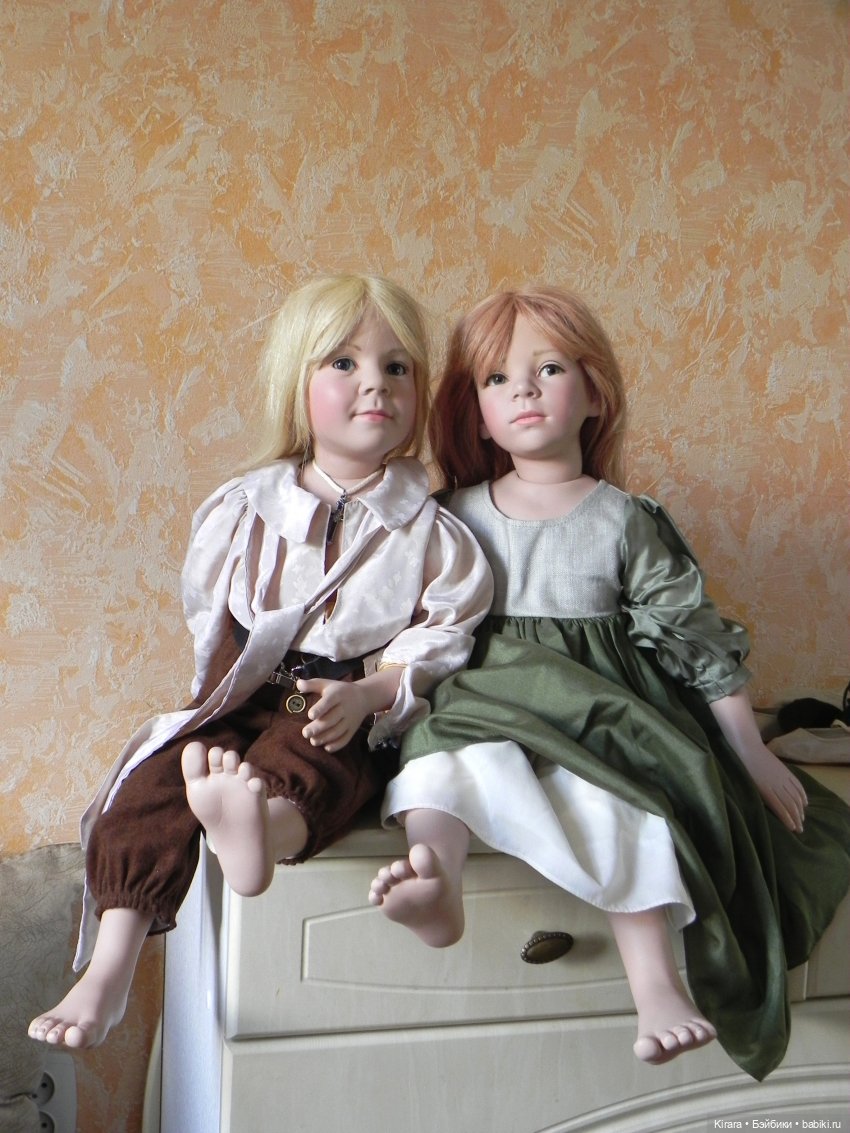 Подводим итоги. Часть 2. Куклы Элизабет Линднер. Феломена и Филипп