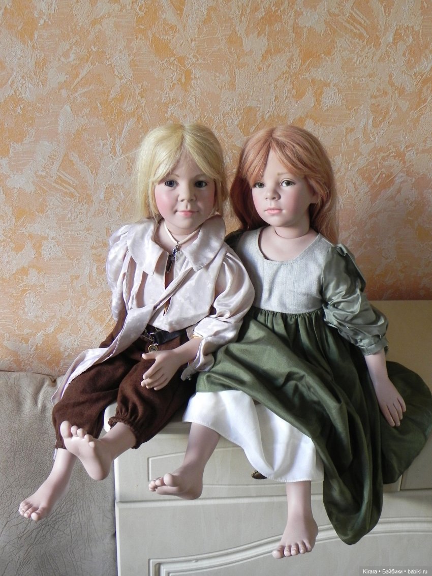 Подводим итоги. Часть 2. Куклы Элизабет Линднер. Феломена и Филипп
