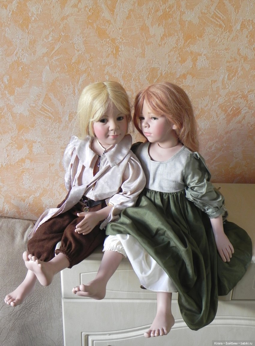 Подводим итоги. Часть 2. Куклы Элизабет Линднер. Феломена и Филипп