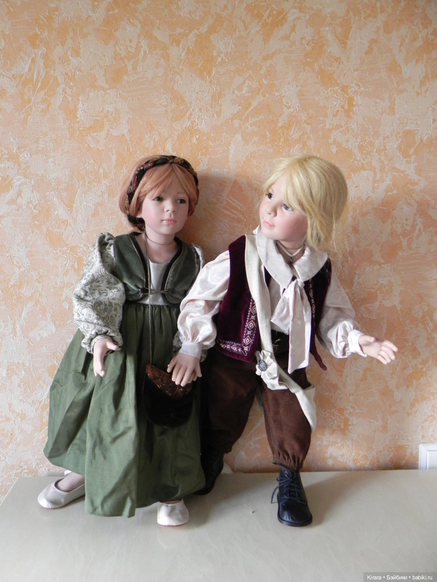 Подводим итоги. Часть 2. Куклы Элизабет Линднер. Феломена и Филипп