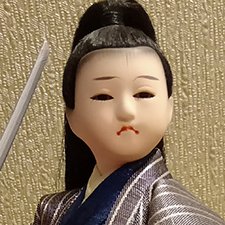 Интерьерная кукла-статуэтка "Самурай"