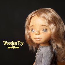 Женя - моя первая деревянная кукла