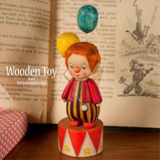 Деревянный клоун