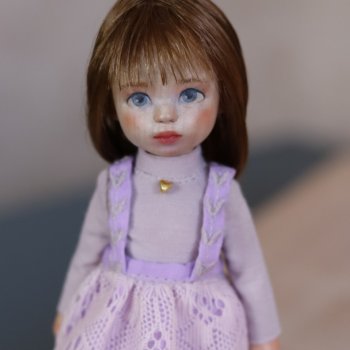 Деревянная кукла Зося