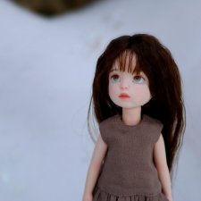 Мини кукла из полиуретана 13 см.