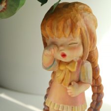 Деревянная фигурка, статуэтка Зёвушка