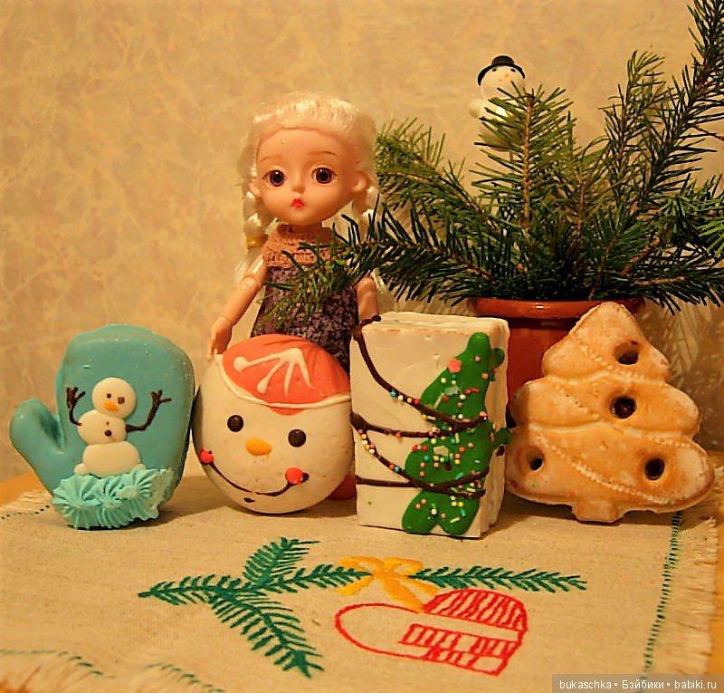 Новогодние пряники — Разные шарнирные куклы (не БЖД): редкие (фото 2)