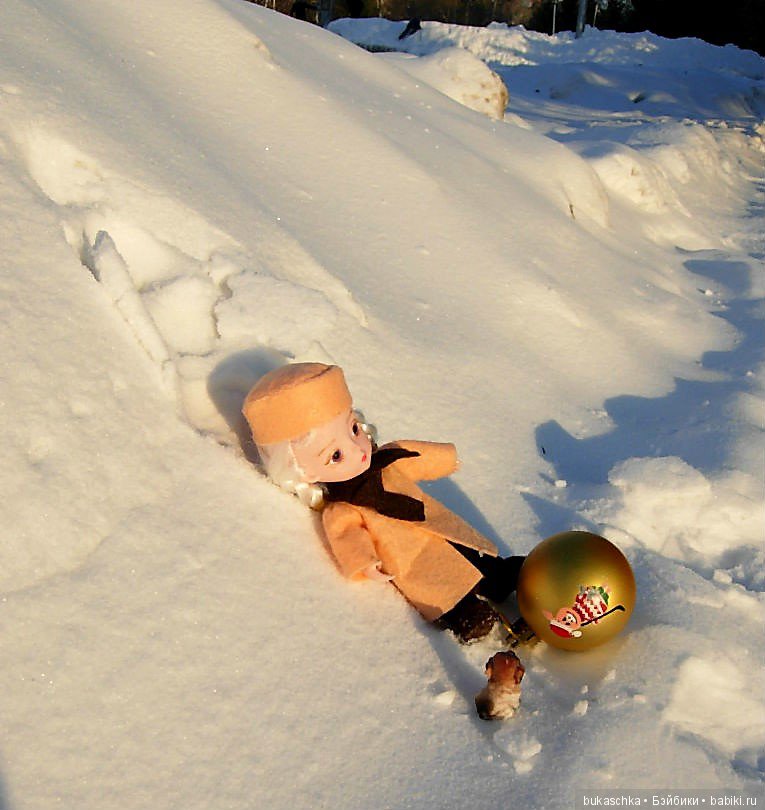 Зимние забавы или девочка на шаре (фото 9)