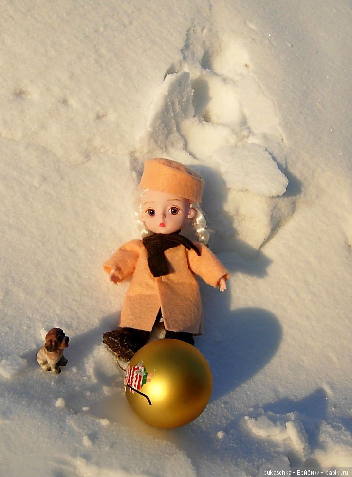 Зимние забавы или девочка на шаре (фото 8)