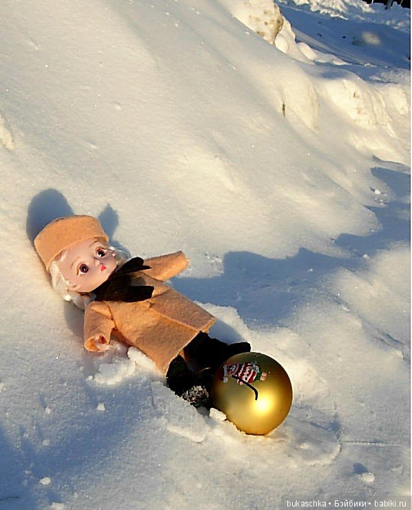 Зимние забавы или девочка на шаре (фото 10)