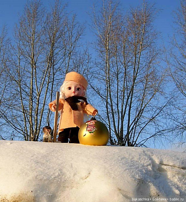 Зимние забавы или девочка на шаре (фото 2)