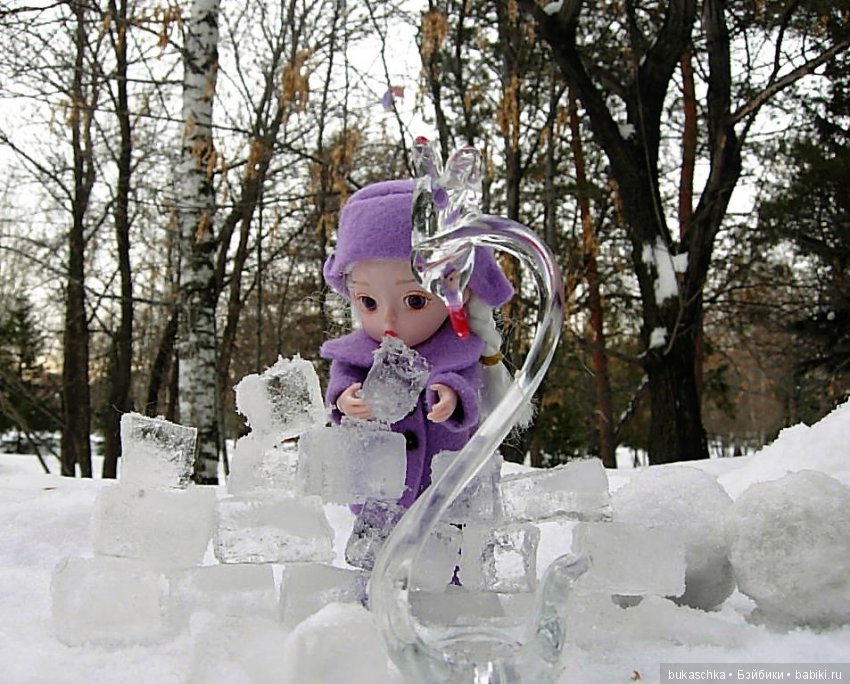 Зимние забавы или строим хрустальный дом