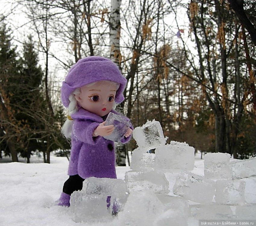 Зимние забавы или строим хрустальный дом