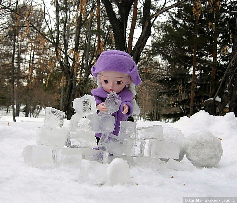 Зимние забавы или строим хрустальный дом