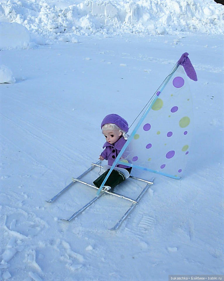 Зимние забавы или под парусом по льду