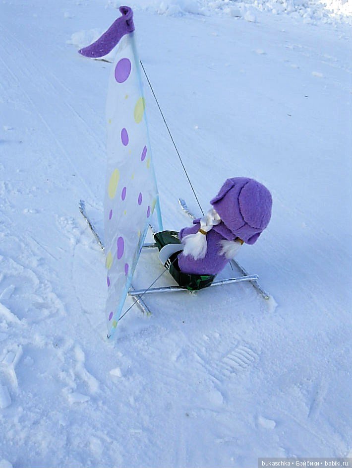 Зимние забавы или под парусом по льду
