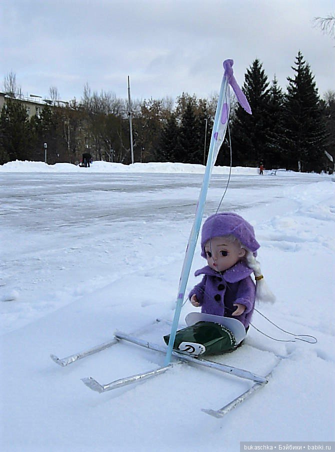 Зимние забавы или под парусом по льду