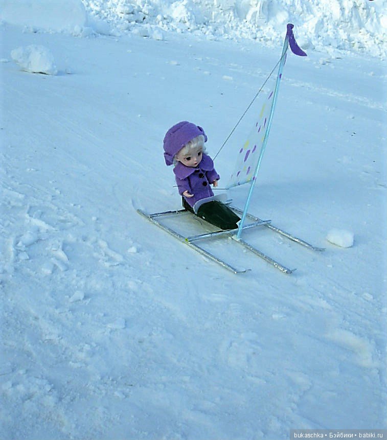 Зимние забавы или под парусом по льду