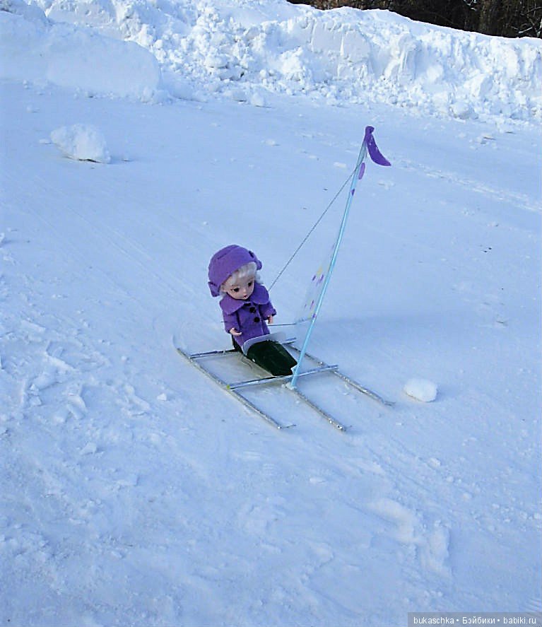 Зимние забавы или под парусом по льду
