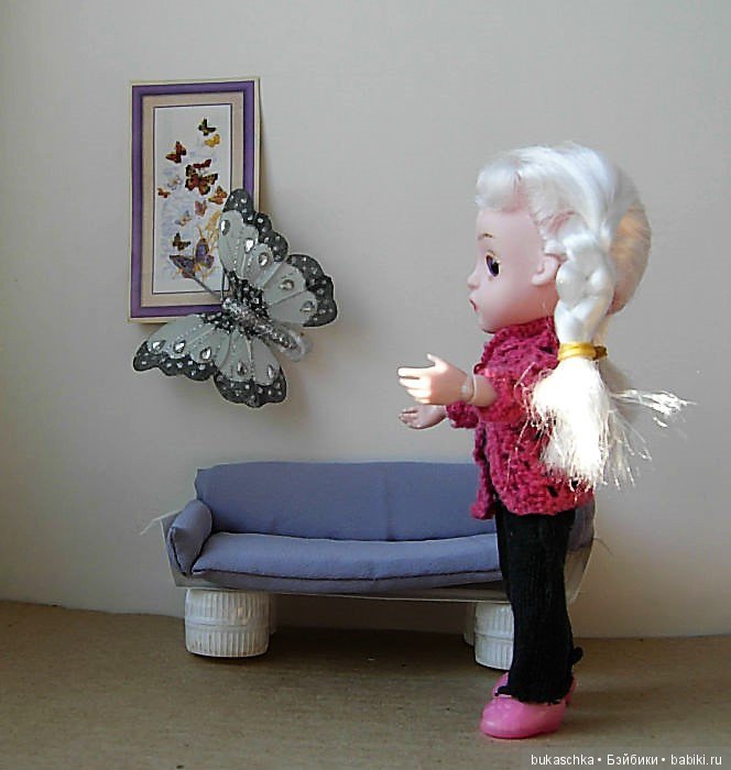 Интерьер для бабочки — Разные шарнирные куклы (не БЖД): редкие (фото 5)