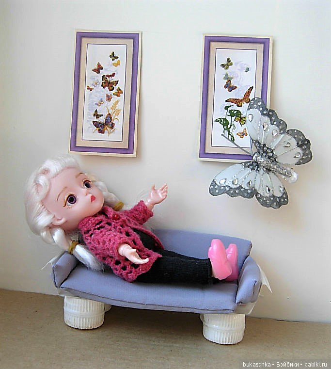 Интерьер для бабочки — Разные шарнирные куклы (не БЖД): редкие (фото 10)