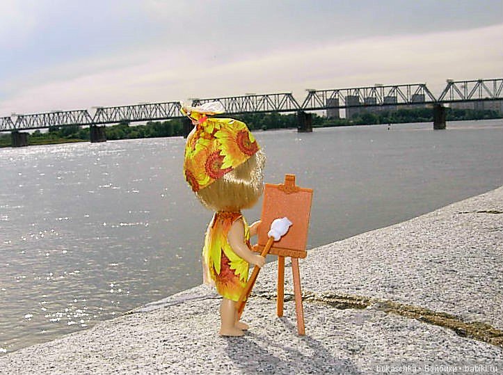 Машка-художница приехала — Куклы Маша и Медведь (Simba): Маша в кармашке