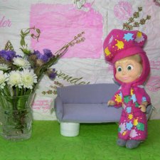 Машка-художница приехала