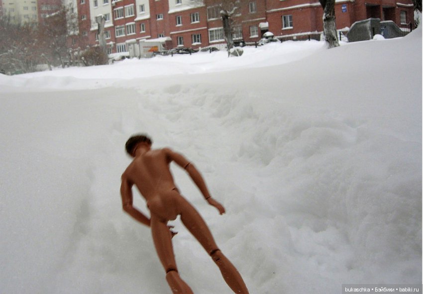 Зимние забавы: из бани в сугроб (фото 5)