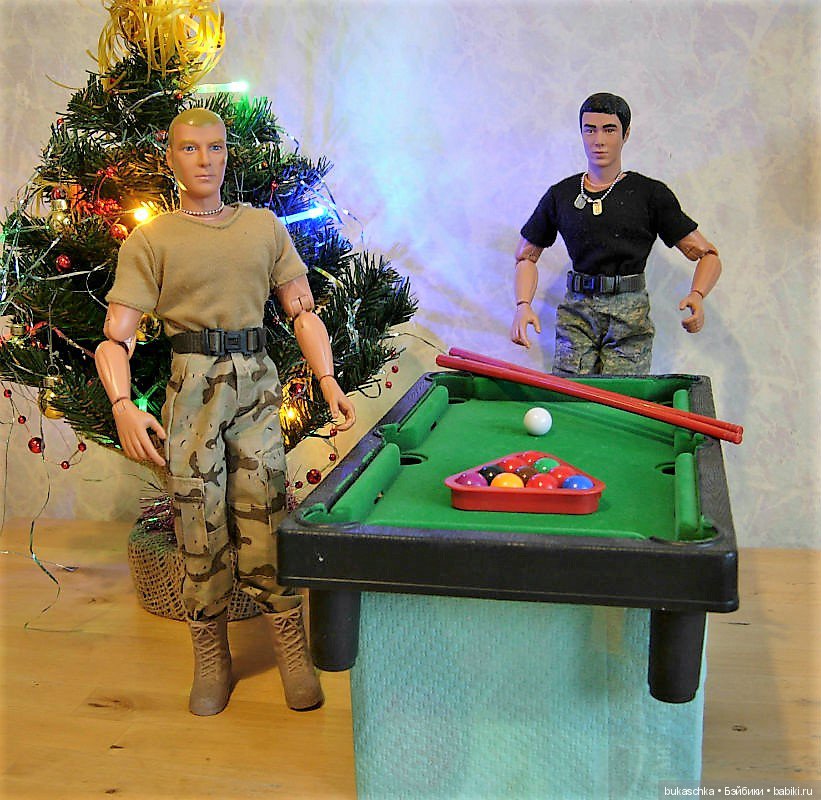 Новогодний бильярд — Коллекционные экшн