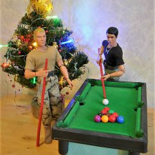 Новогодний бильярд