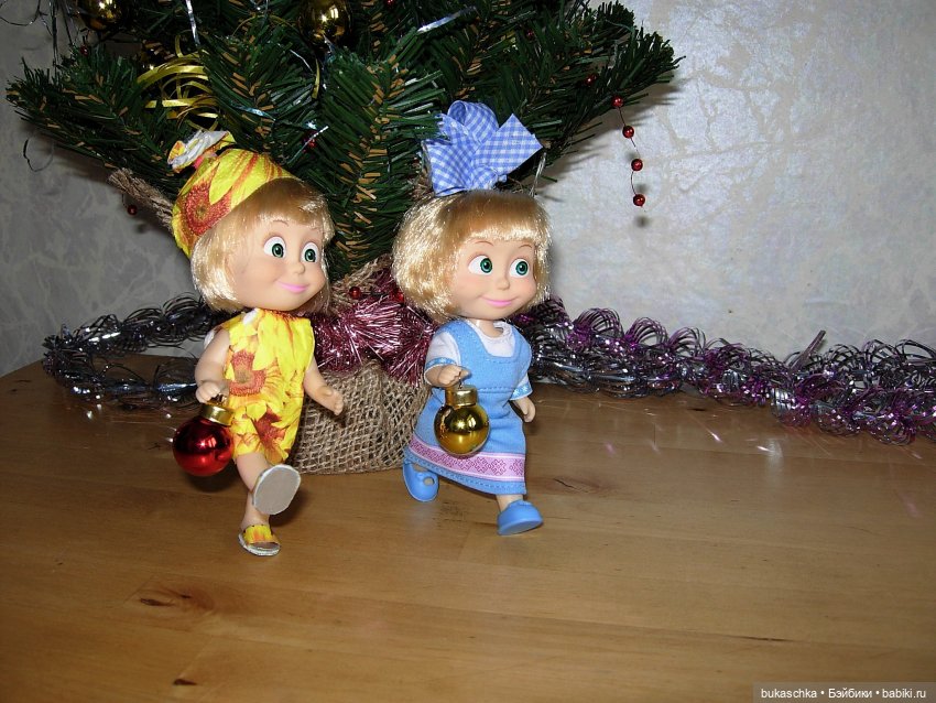 Как Машка шары катала — Куклы Маша и Медведь (Simba): Маша в кармашке (фото 4)