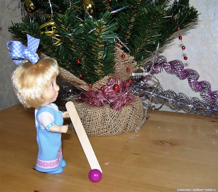 Как Машка шары катала — Куклы Маша и Медведь (Simba): Маша в кармашке