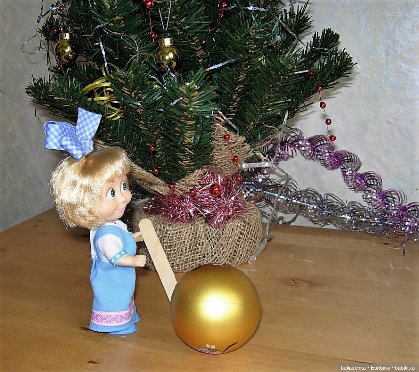 Как Машка шары катала — Куклы Маша и Медведь (Simba): Маша в кармашке