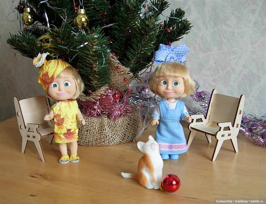 Как Машка шары катала — Куклы Маша и Медведь (Simba): Маша в кармашке