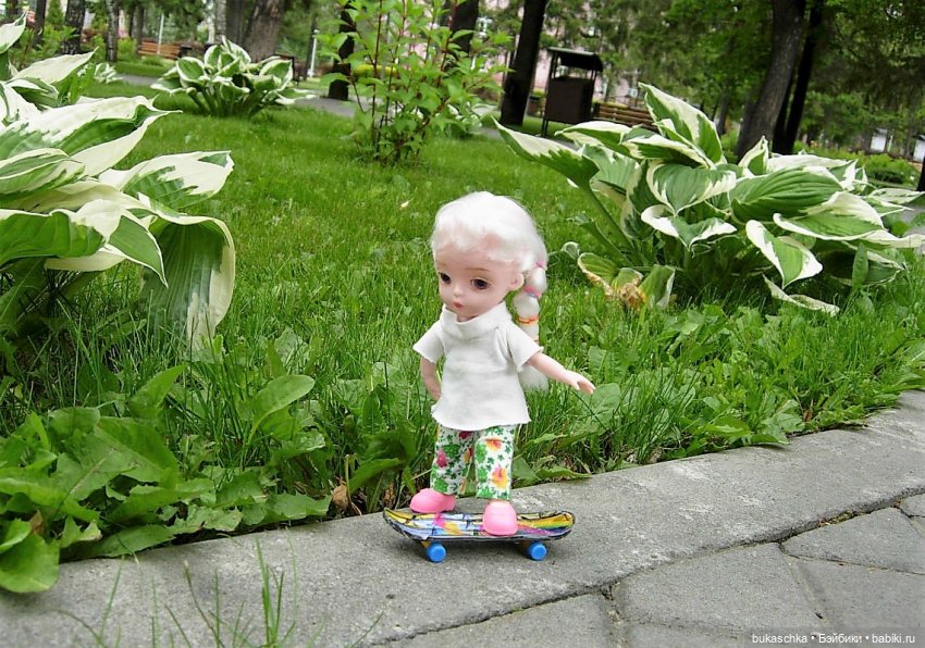 Катаемся на скейте — Куклы Baboliy (Баболи