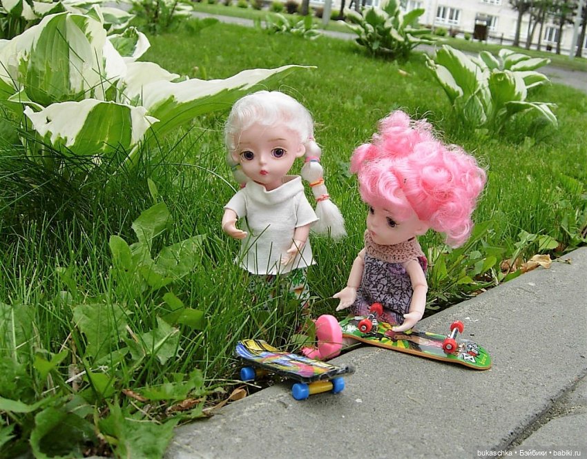 Катаемся на скейте — Куклы Baboliy (Баболи