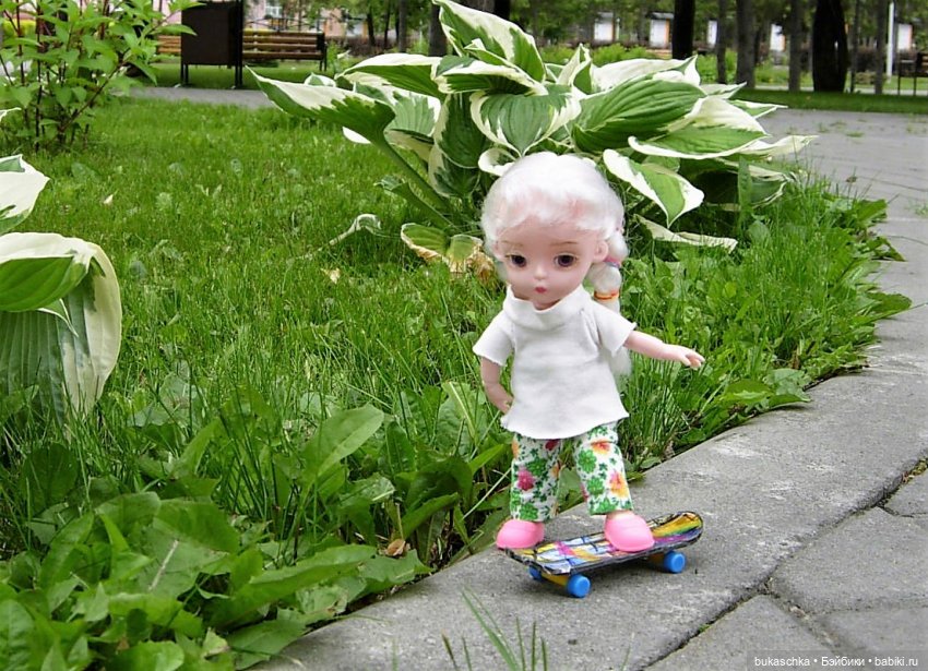 Катаемся на скейте — Куклы Baboliy (Баболи