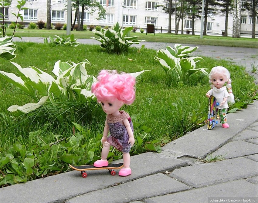 Катаемся на скейте — Куклы Baboliy (Баболи