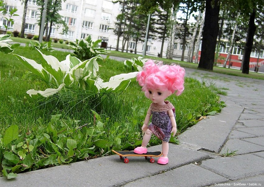 Катаемся на скейте — Куклы Baboliy (Баболи (фото 8)