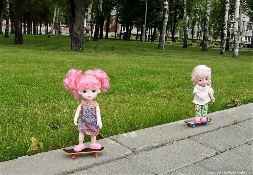 Катаемся на скейте — Куклы Baboliy (Баболи (фото 4)