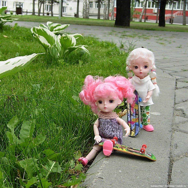 Катаемся на скейте — Куклы Baboliy (Баболи