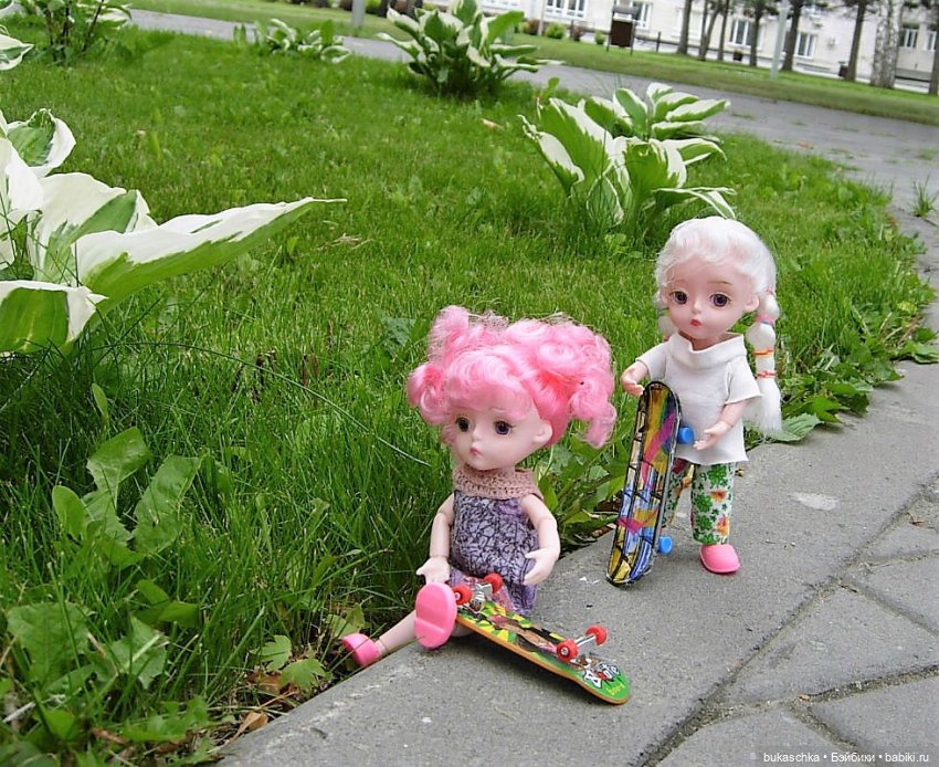 Катаемся на скейте — Куклы Baboliy (Баболи