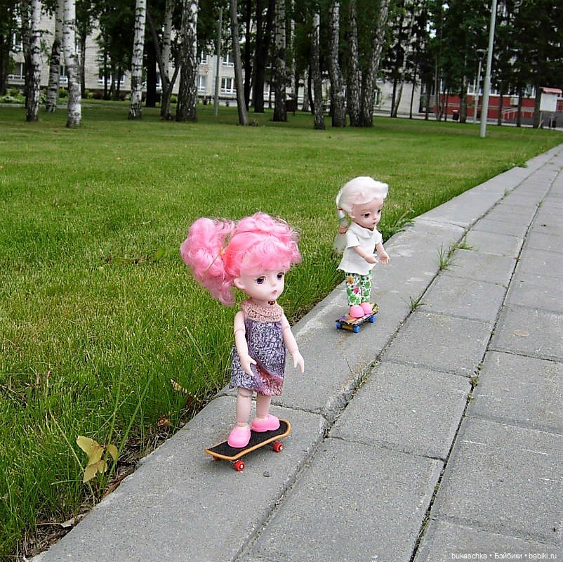 Катаемся на скейте — Куклы Baboliy (Баболи (фото 7)