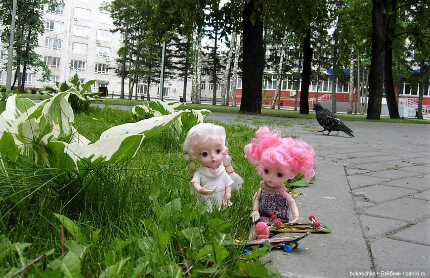 Катаемся на скейте — Куклы Baboliy (Баболи