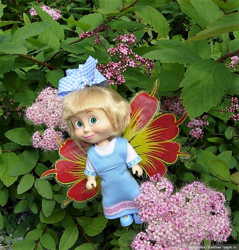 Прогулка феи — Куклы Маша и Медведь (Simba): Маша в кармашке (фото 8)