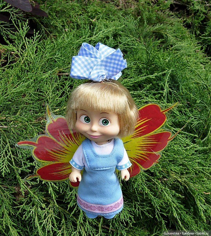 Прогулка феи — Куклы Маша и Медведь (Simba): Маша в кармашке (фото 5)