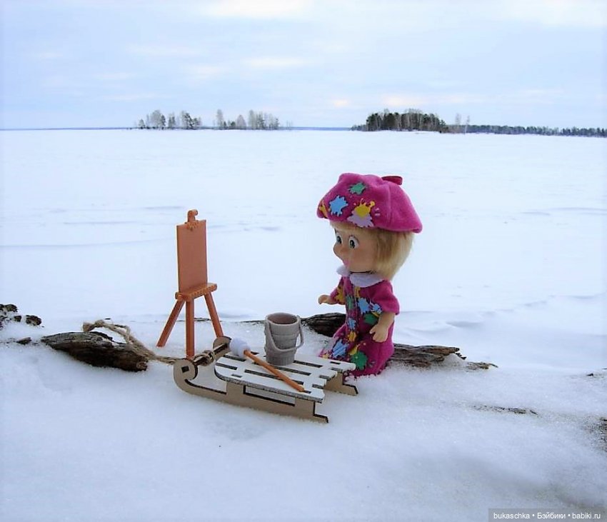 Зимний пленэр — Куклы Baboliy (Баболи